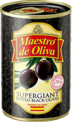 Маслиниы без косточки "Maestro de Oliva" супергигант, 425г ж/б